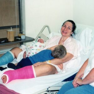 Pregnancy & Birth with Two Broken Legs