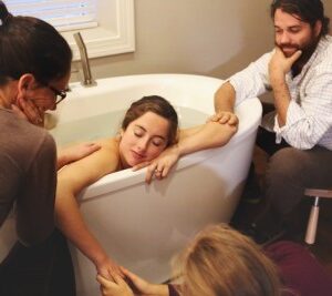 First Time Mom and Midwife Share Birth Center Story