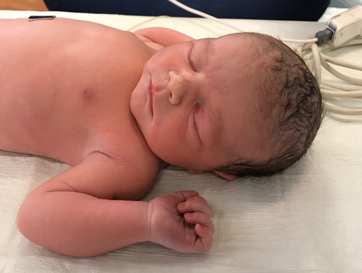 Born Driving Down I-35 Birth Story