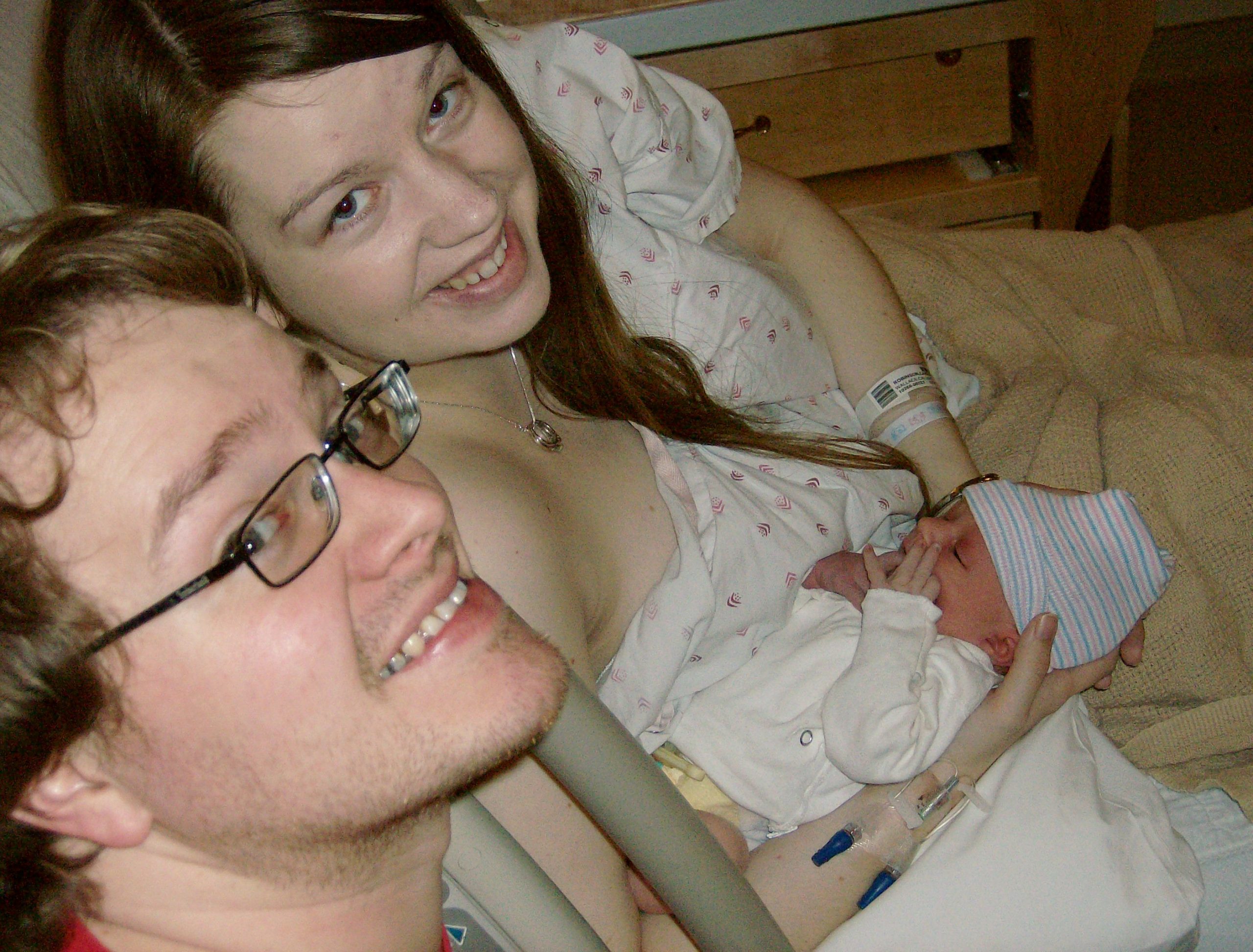 Four Hospital Births: One with an Epidural, Three Unmedicated