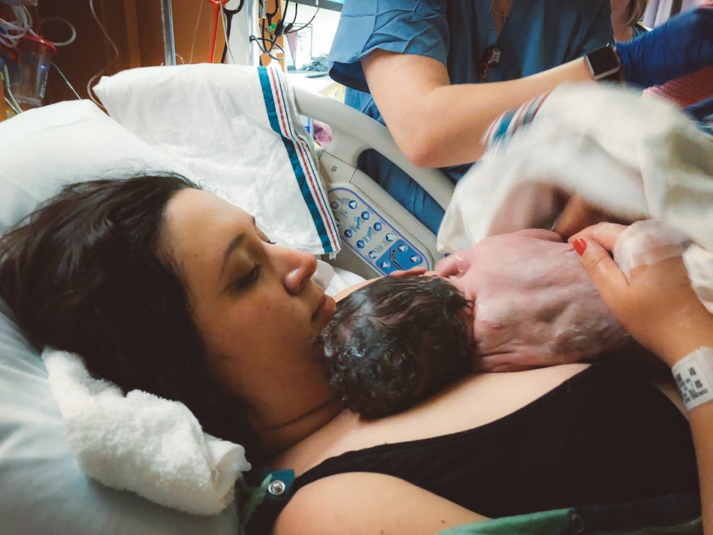 unmedicated birth story