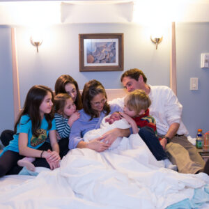 Birth Center Birth Story with 4 Siblings in Attendance