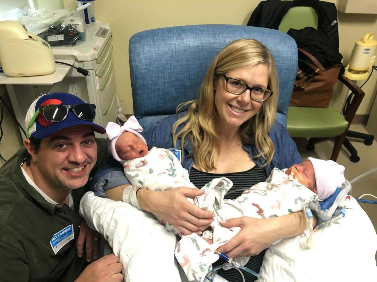 Unmedicated Twin Hospital Birth