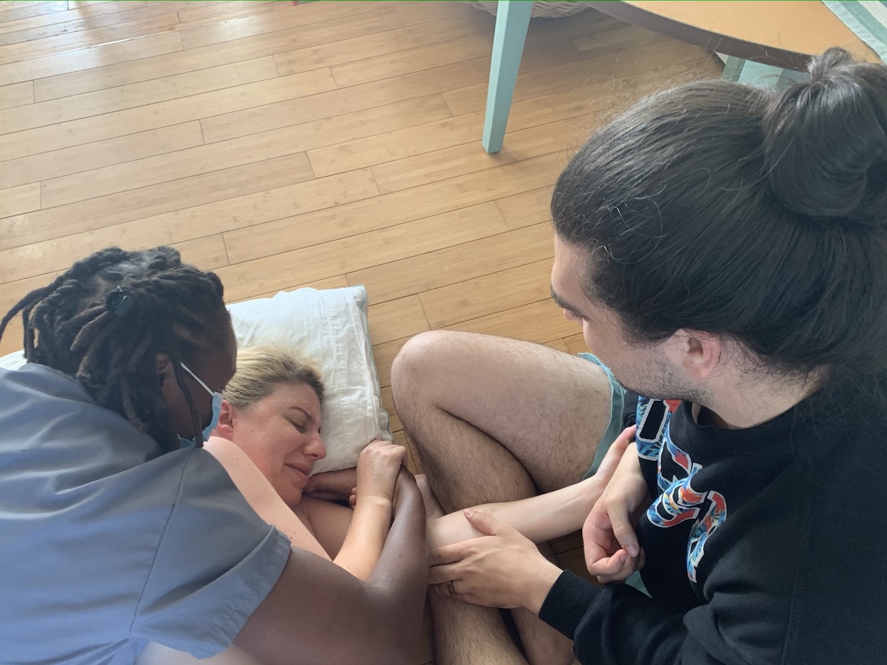 Water Breaks on wedding day + Home birth with Castor Oil