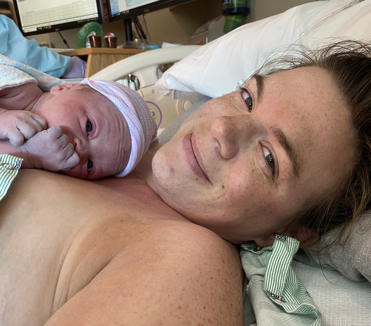 Unmedicated Hospital birth during COVID-19 and Hurricane + Postpartum Anxiety