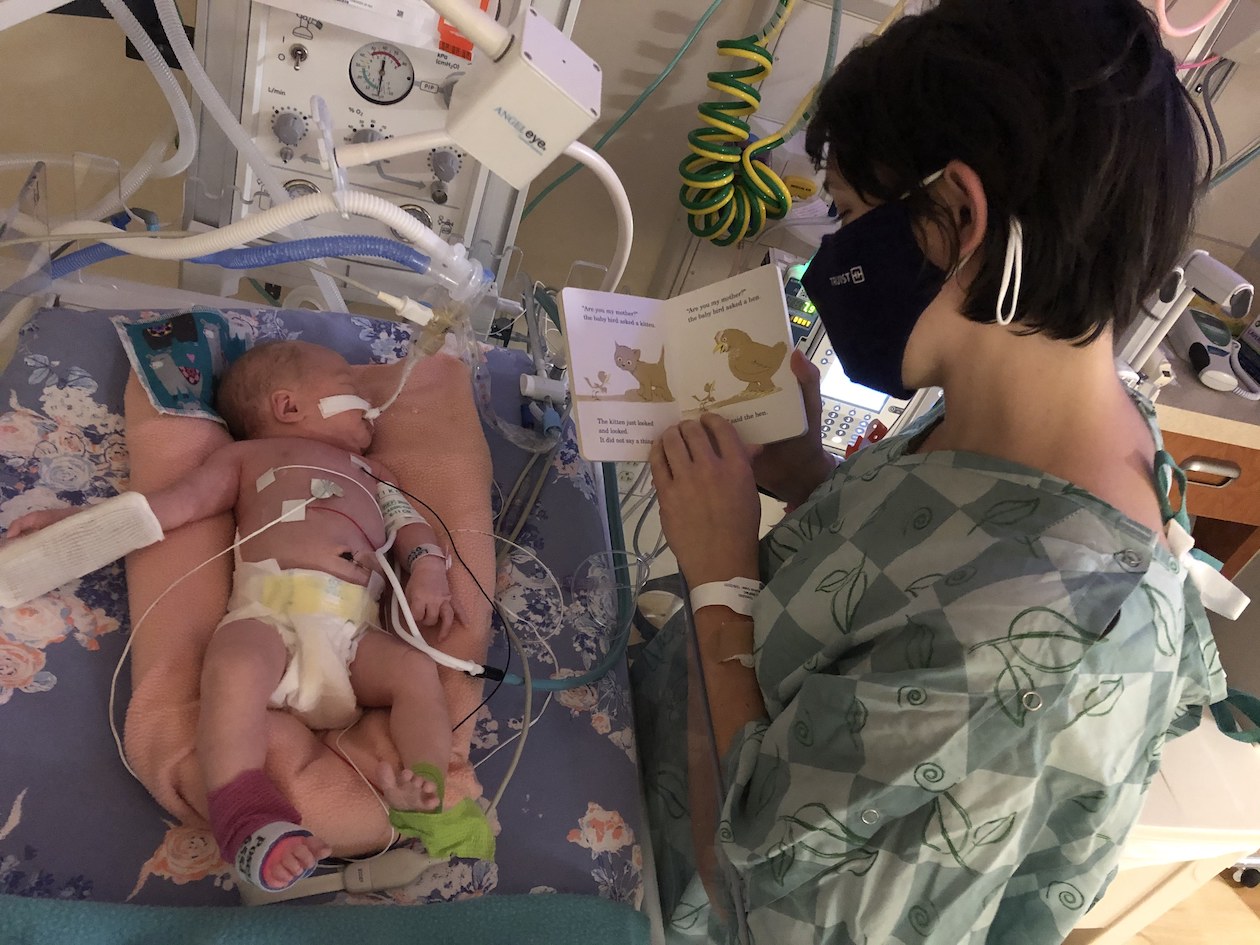 Emergency Cesarean after Reduction in Fetal Movement + NICU Stay