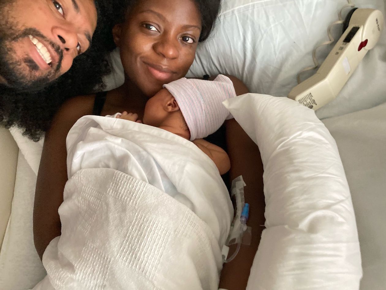 Precipitous Unmedicated Hospital Birth with Bradley Method