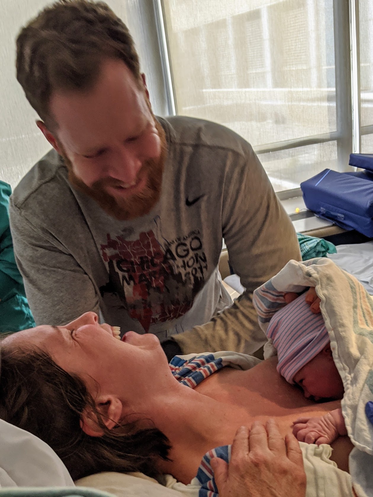 Unmedicated Hospital Birth with Doula and Leaving NYC During Covid