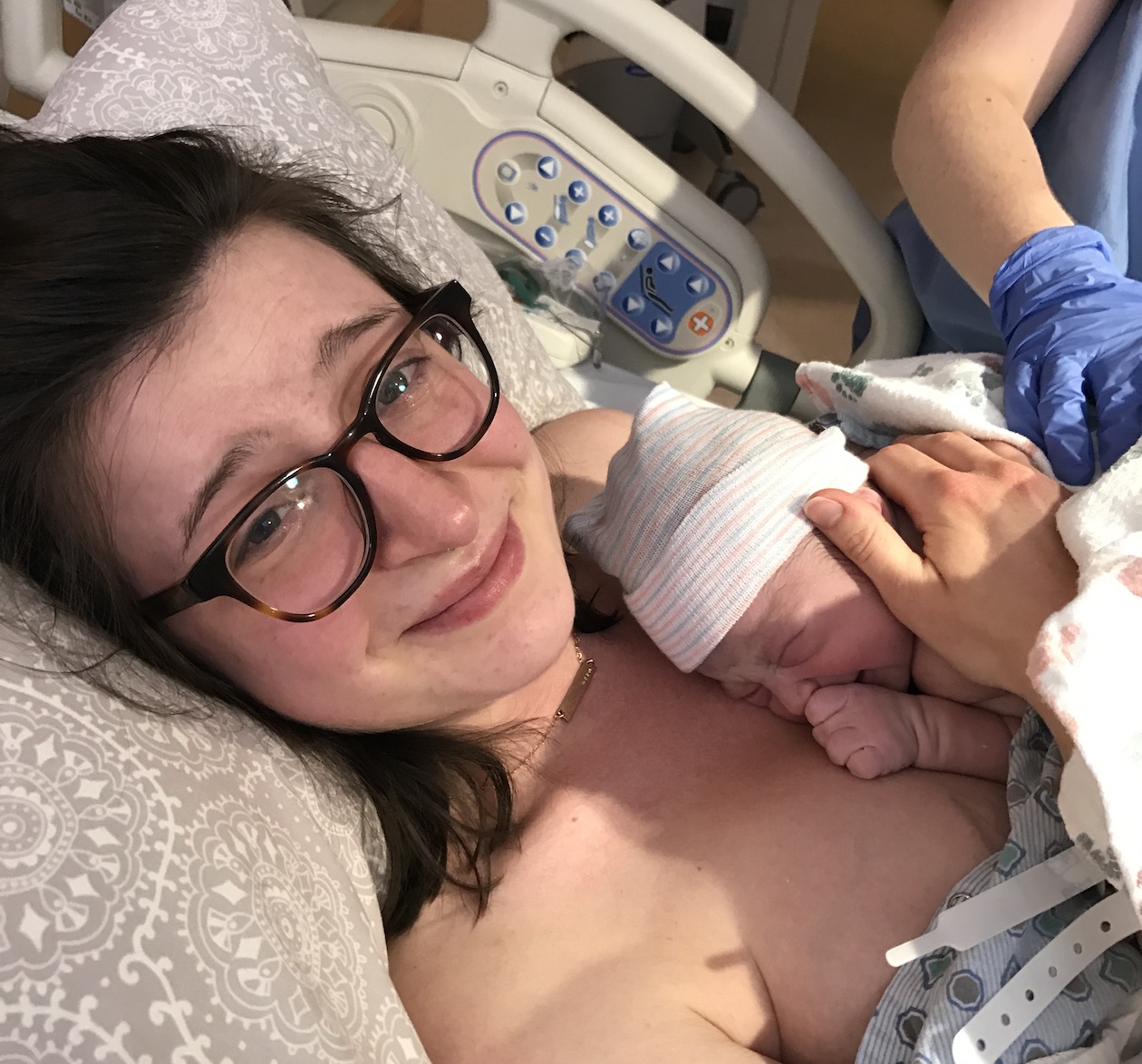 Two Beautiful Hospital Births—One with an Epidural and One Without