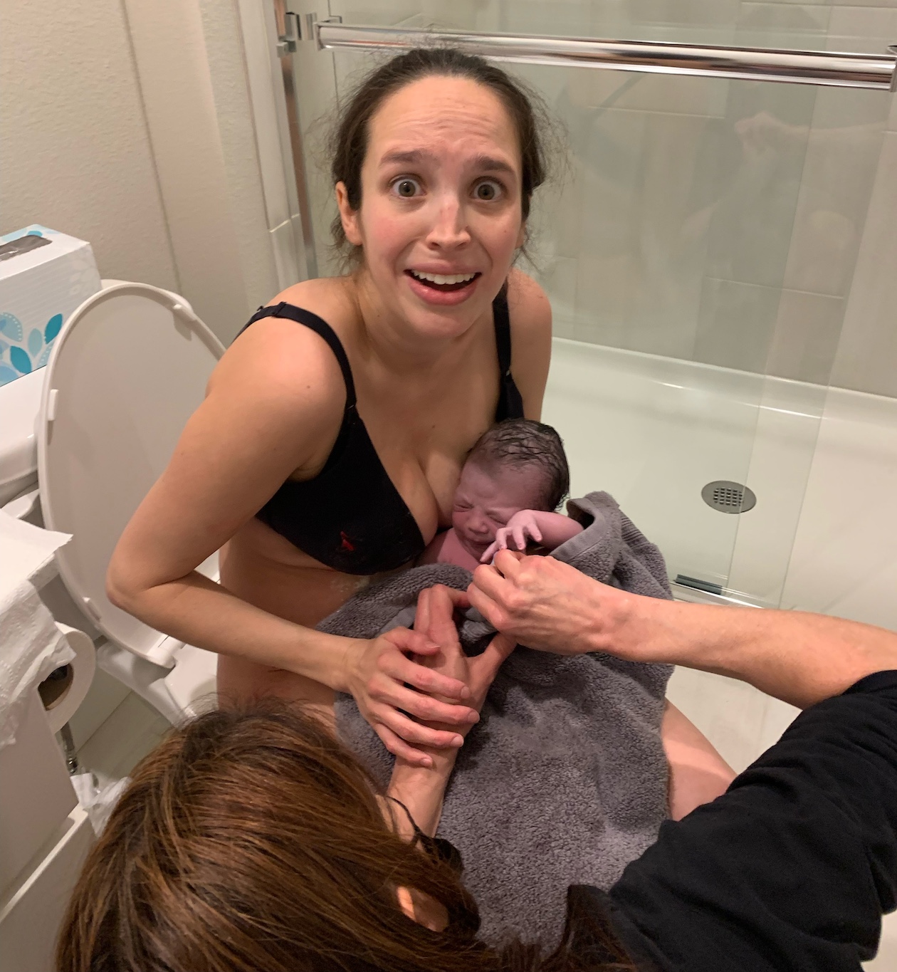 Two Hypnobirthing Home Births – A Water Birth and A Precipitous Toilet Birth Story