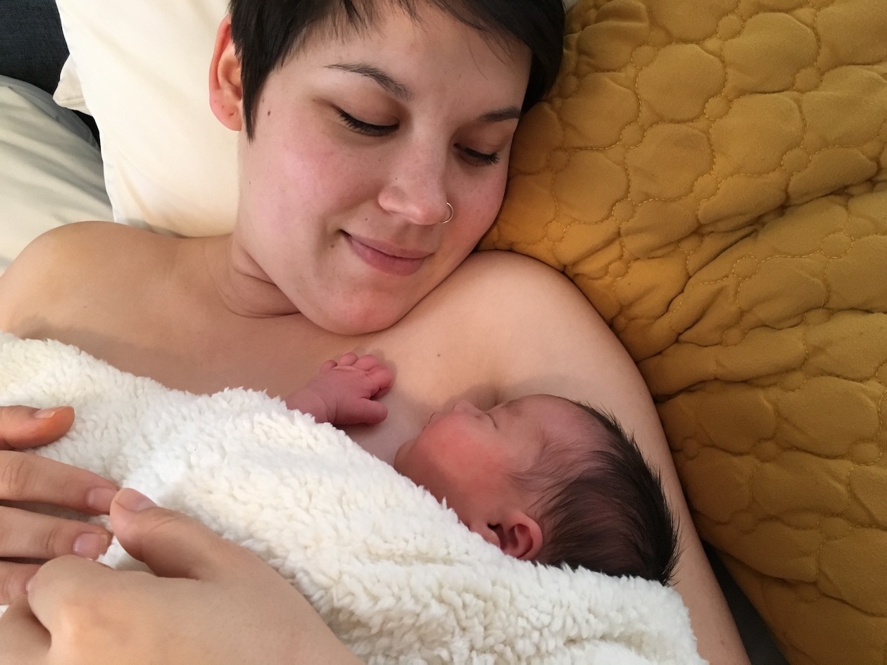 Accidental Unassisted Home Birth Followed by Supported Homebirth and Easier Postpartum