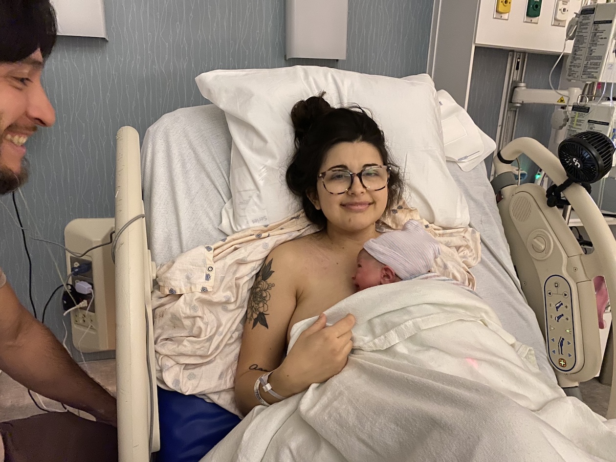 Challenging Induction with Positive Outcome; Breastfeeding Struggles Postpartum 