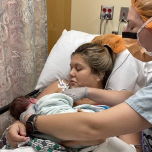 Hospital birth with Midwives Turned Cesarean Birth