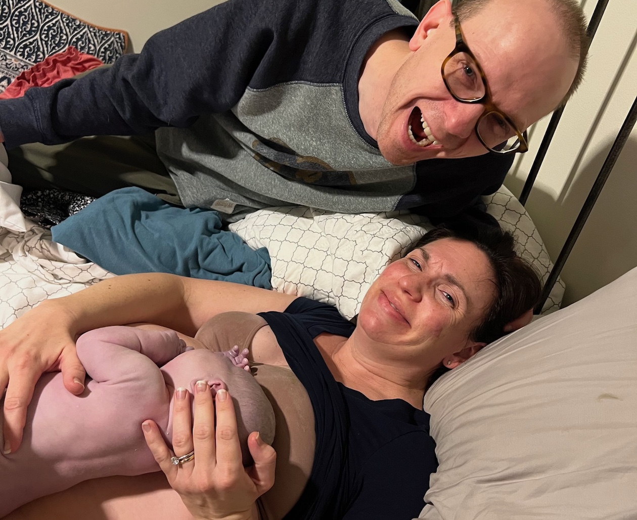 Unintentional Homebirth following Speedy Labor Birth Story