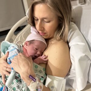 Powerful Delivery Standing in Hospital Bathroom After Premature Rupture of Membranes