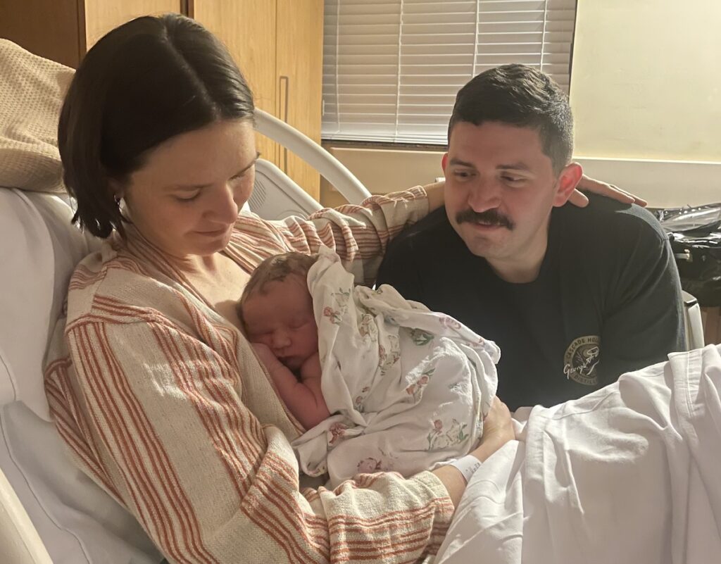 hospital birth story with midwife